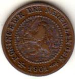 1/2 cent 1901 ZF-, Postzegels en Munten, Munten | Nederland, Verzenden, Koningin Wilhelmina, Overige waardes