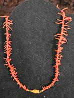 Antieke bloedKoraal Ketting - Rood, Ophalen of Verzenden