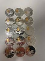 Zilveren munten collectie, Ophalen of Verzenden, Overige landen, Losse munt, Zilver
