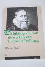 W.J. Op 't Hof - Bibliografie werken Eeuwout Teellinck 1988, Boeken, Gelezen, Christendom | Protestants, Ophalen of Verzenden