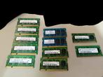 Aantal 512MB DDR2 SODIMM modules, Computers en Software, RAM geheugen, Ophalen of Verzenden, DDR2, Laptop, Gebruikt