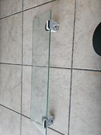 Glazen plank met beugels, Ophalen, Gebruikt