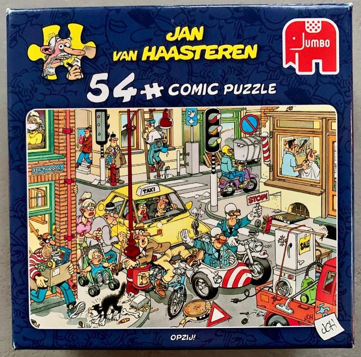 JAN VAN HAASTEREN puzzel OPZIJ!, Hobby en Vrije tijd, Denksport en Puzzels, Zo goed als nieuw, Legpuzzel, Minder dan 500 stukjes