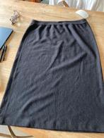 Ralph Lauren zwarte gebreide midi-rok, wol/cashmereL/XL zgan, Verzenden, Zwart, Maat 42/44 (L), Zo goed als nieuw