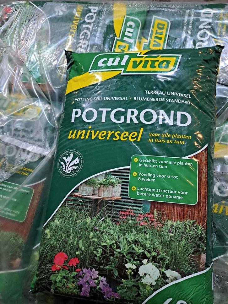 Te koop! Potgrond 40 Liter zakken, Tuin en Terras, Aarde en Mest, Potgrond, Ophalen