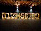 Lichtcijfers te huur 0 t/m 9 – 1 meter hoog – Hout, Hobby en Vrije tijd, Feestartikelen | Verhuur, Ophalen, Nieuw, Geboorte of Huwelijk