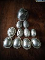 Verzameling 8 kleine + 1 grote chocolade vorm eieren, Ophalen of Verzenden