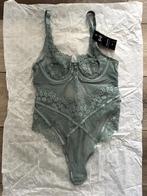 Hunkemoller stringbody (nieuw) (70B), Kleding | Dames, Ondergoed en Lingerie, Groen, Hunkemöller, Ophalen of Verzenden, Body of Korset