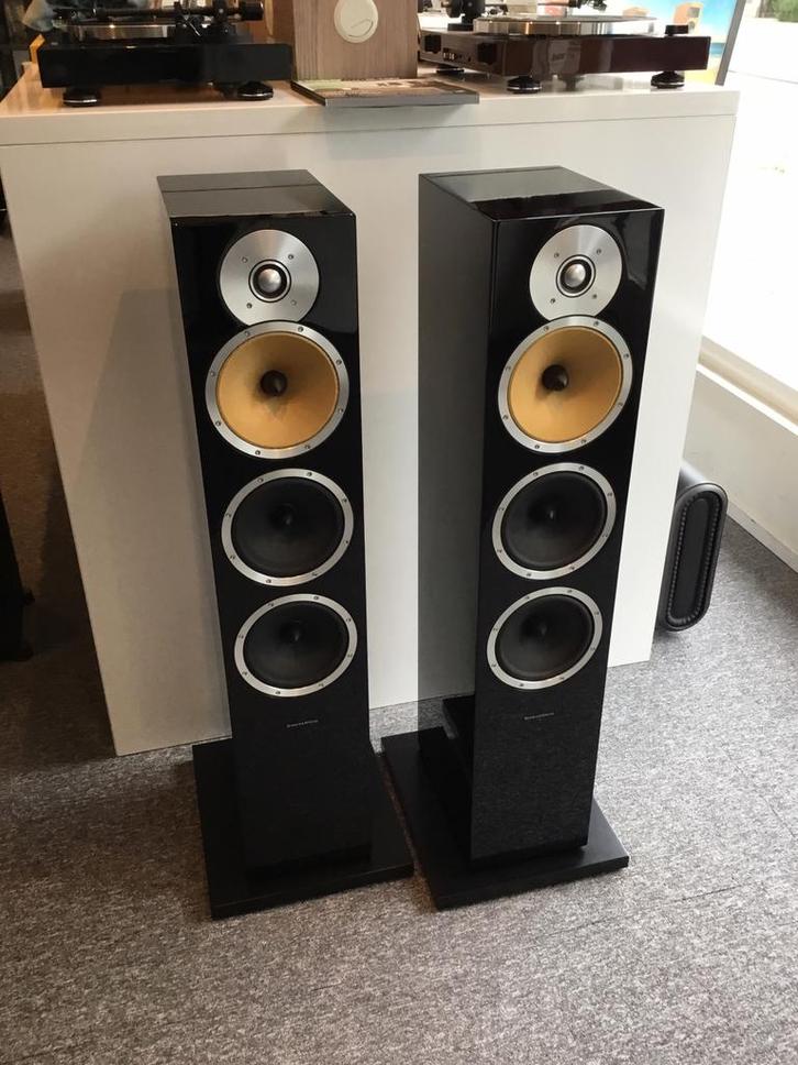 Bowers Wilkins CM9 B&W luidsprekers setprijs, Audio, Tv en Foto, Luidsprekers, Gebruikt, Front, Rear of Stereo speakers, 120 watt of meer
