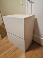 2*kasten Ikea Besta hoogglans wit, Ophalen, Gebruikt, 50 tot 100 cm, Minder dan 100 cm