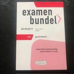 examenbundel vwo geschiedenis (2018-2019), Ophalen of Verzenden, Zo goed als nieuw, VWO, Geschiedenis