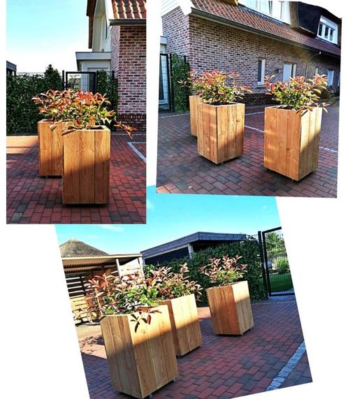 Plantenbak, houten bak op maat/model gemaakt NIEUW, Tuin en Terras, Bloembakken en Plantenbakken, Nieuw, Hout, Minder dan 60 cm