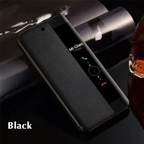 View Flip + Screen Protector for Huawei Mate 20 Lite _ Zwart, Telecommunicatie, Mobiele telefoons | Hoesjes en Frontjes | Overige merken