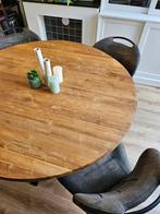 Dining table | tafel 6-8 personen, Ophalen, Rond, Zo goed als nieuw, Vijf personen of meer