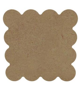 Gomille MDF onderzetter gebold 10 x 10 cm beschikbaar voor biedingen