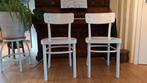 Twee witte Idolf eetkamerstoelen van IKEA, Ophalen, Gebruikt, Twee, Wit