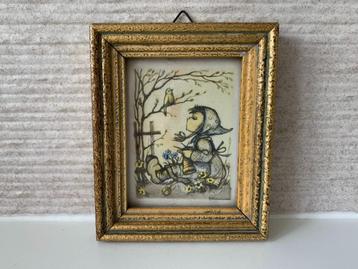 Originele Hummel afbeelding in een mooi lijstje beschikbaar voor biedingen