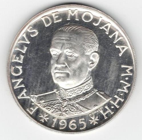 25-1751 Orde van Malta 1 scudo 1965, Postzegels en Munten, Munten | Europa | Niet-Euromunten, Losse munt, Overige landen, Zilver