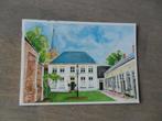 Doesburg, Gasthuishofje met proveniers woningen, aquarel, Verzenden, 1980 tot heden, Gelopen, Noord-Brabant
