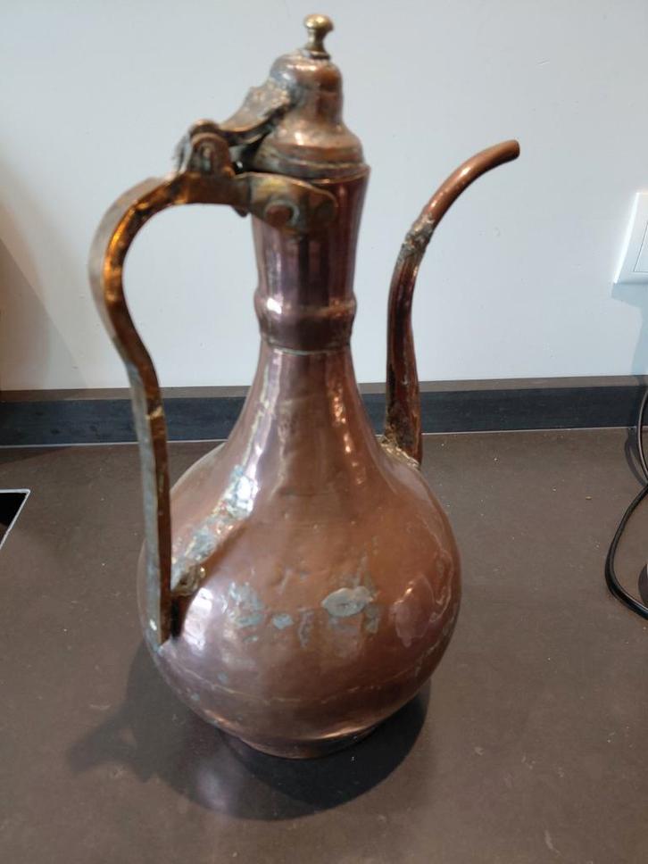Antieke Koperen Waterkan, Antiek en Kunst, Antiek | Koper en Brons, Koper, Ophalen of Verzenden