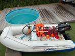Rubberboot lode star+ 4 pk suzuki buitenboordmotor, Watersport en Boten, Ophalen of Verzenden, Zo goed als nieuw, Motor en Techniek