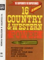 MC 16 Country & Western Power hits, Cd's en Dvd's, Gebruikt, 1 bandje, Ophalen of Verzenden, Voorbespeeld