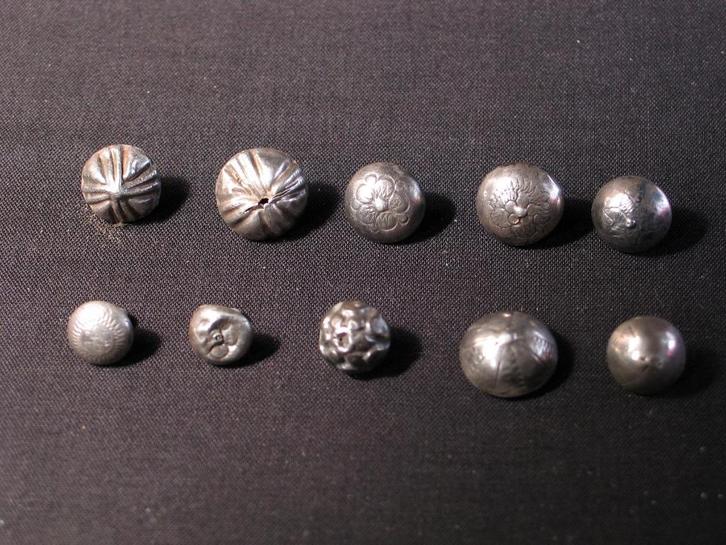 Knoop antiek zilver Amsterdam S. van Leuven 1740. 1615, Antiek en Kunst, Antiek | Goud en Zilver, Zilver, Ophalen of Verzenden
