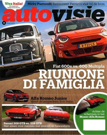 Autovisie 9 2024: Fiat 600 / Panda - Porsche Macan - Ferrari beschikbaar voor biedingen