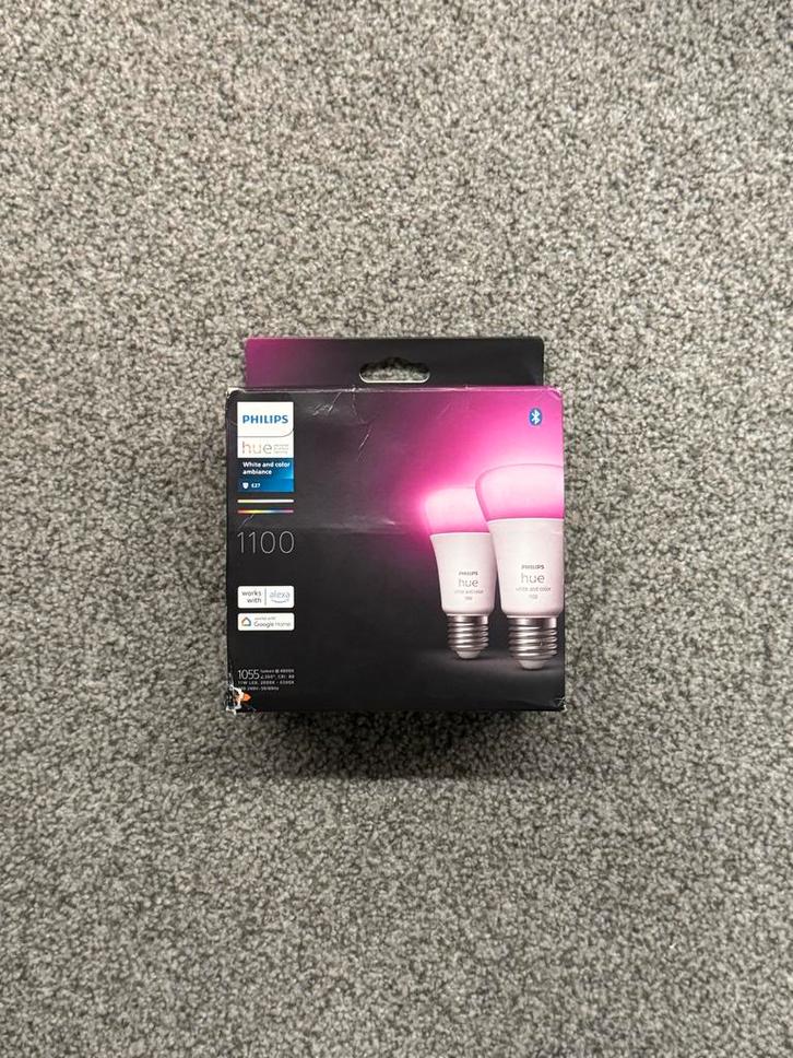 Philips Hue White and Color Ambiance 1100 lumen - Nieuw, Huis en Inrichting, Lampen | Losse lampen, Nieuw, Led-lamp, 60 watt of meer
