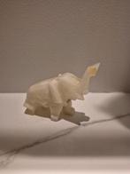 Onyx Olifant Beeldje, Ophalen of Verzenden, Zo goed als nieuw, Wild dier, Beeldje of Figuurtje