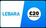 Lebara €20 Beltegoed, Telecommunicatie, Prepaidkaarten en Simkaarten, Ophalen of Verzenden, Nieuw, Overige providers, Prepaidkaart