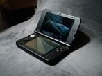 Nintendo 3DS XL Zwart - Mooi Compleet met Doos, Spelcomputers en Games, Ophalen of Verzenden, Gebruikt, Zwart, 3DS XL