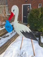 Ooievaar tuin groot bord baby, Ophalen