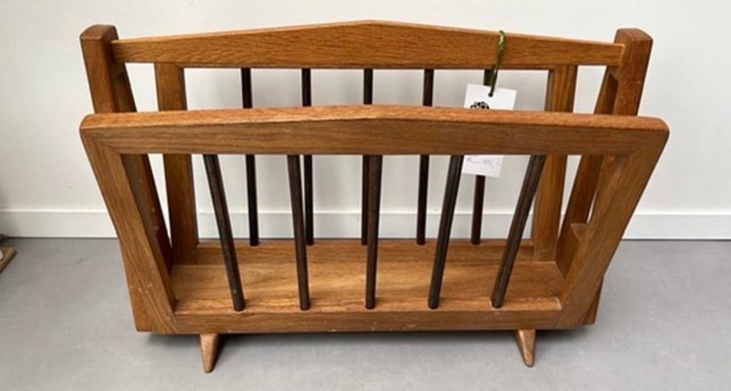 Art Deco Eiken Lectuurbak - Eyecatcher!, Ophalen of Verzenden, Gebruikt