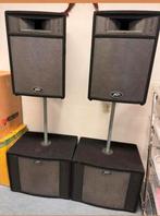Discoset voor beginners werkt perfect, Audio, Tv en Foto, Luidsprekers, Ophalen of Verzenden, Gebruikt, 120 watt of meer, Overige merken