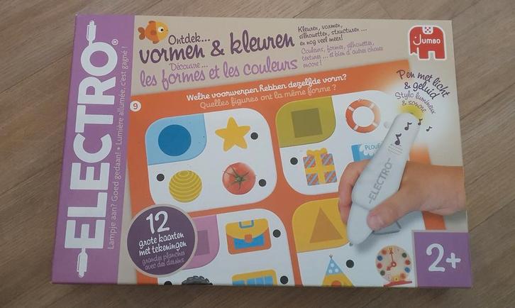 Electro Vormen en Kleuren - Leerzaam Spel, Kinderen en Baby's, Speelgoed | Educatief en Creatief, Gebruikt, Knutselen, Ontdekken