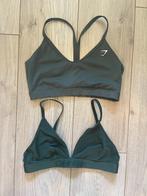 Sportbh topje gymshark + bh Calvin Klein maat S, Ophalen of Verzenden, Maat 36 (S), Groen, Gymshark