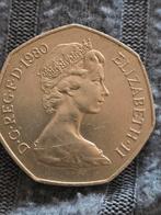 50 Nieuwe Pence Elizabeth II, Ophalen of Verzenden, Overige landen, Losse munt