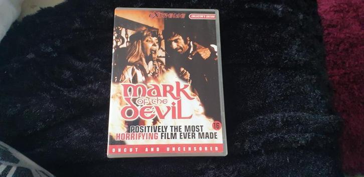 Te koop dvd Mark of the devil originele versie jaren 70, Cd's en Dvd's, Dvd's | Horror, Zo goed als nieuw, Slasher, Vanaf 16 jaar