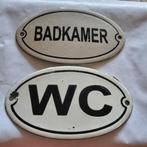 Oud, emaille en ijzer wc/ badkamer, Ophalen of Verzenden