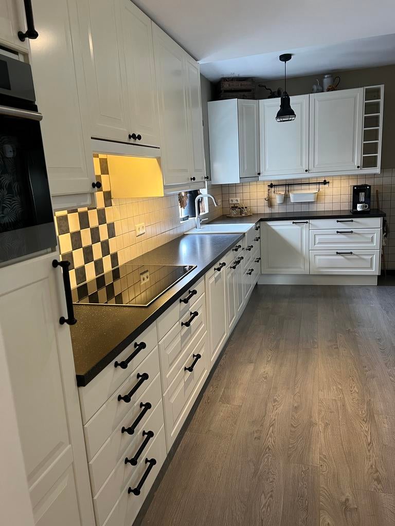 Keuken, Gebruikt, Hoekkeuken, Ophalen of Verzenden, Kunststof