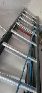 Altrex schuifladder 2 x 18, Doe-het-zelf en Verbouw, Steigers, Ophalen, Gebruikt, Overige typen, 5 meter of hoger