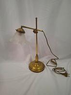Vintage Goudkleurige verstelbare Tafellamp, Huis en Inrichting, Lampen | Vloerlampen, Gebruikt, Vintage, Ophalen of Verzenden