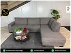 GRATIS LEVERING Hoekbank Grijs 295x215 GEREINIGD, Huis en Inrichting, Banken | Bankstellen, 250 tot 300 cm, Hoekbank, Ophalen of Verzenden