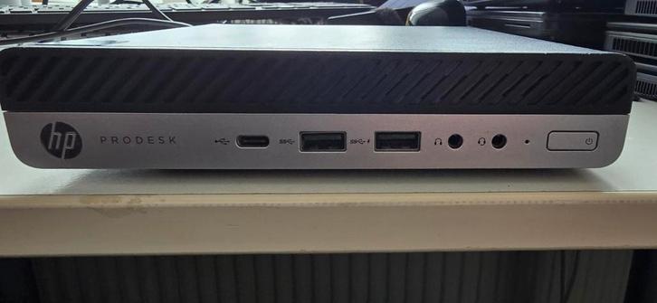 HP Prodesk 600 G5 Mini PC - Compact & Krachtig!, Computers en Software, Desktop Pc's, Gebruikt, 3 tot 4 Ghz, SSD, 8 GB, Met videokaart