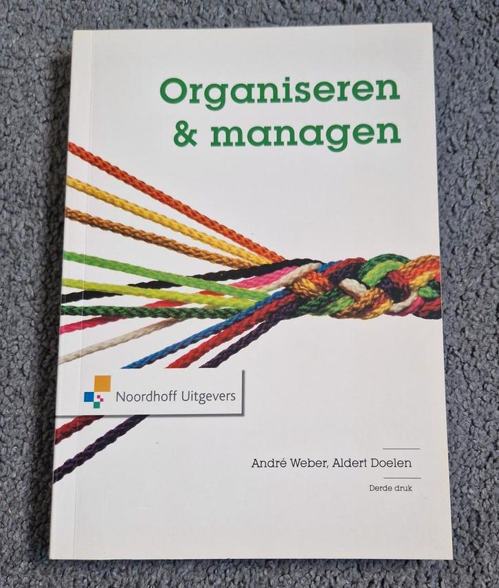 Organiseren & Managen - Weber & Doelen, Boeken, Economie, Management en Marketing, Zo goed als nieuw, Management, Ophalen of Verzenden