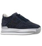 Hogan dames sneaker blauw maat 36, Ophalen of Verzenden, Zo goed als nieuw, Blauw, Sneakers of Gympen