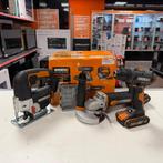 Worx WX955 Combokit boor/haakse slijper/decoupeerzaag, Worx, Zo goed als nieuw, Support@worx.com, 14675 128th Ave NE, Suite 120
Woodinville, WA 98072
USA