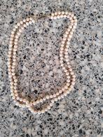 Kralen parelketting, Sieraden, Tassen en Uiterlijk, Kettingen, Ophalen of Verzenden, Zo goed als nieuw, Wit, Overige materialen