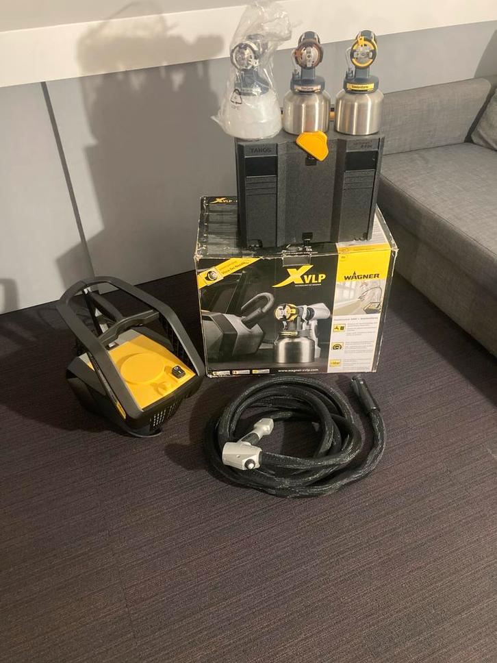 Wagner finish control 5000 verfspuit, Doe-het-zelf en Verbouw, Schildersmaterialen, Zo goed als nieuw, Verfspuit of Verfpomp, Ophalen of Verzenden